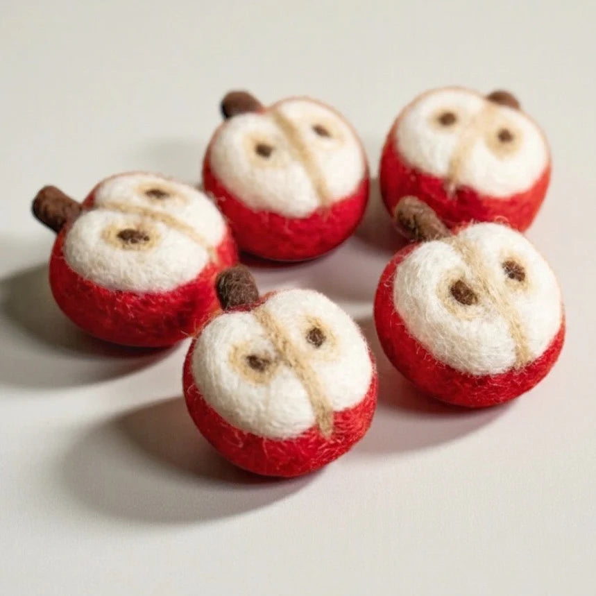 Felt Half Apples