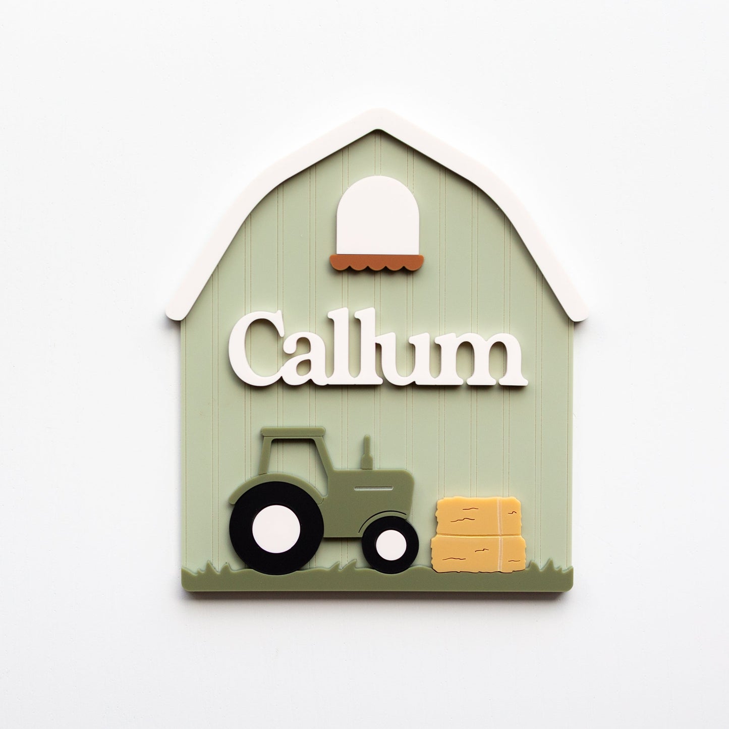The Tractor Barn Name Plaque