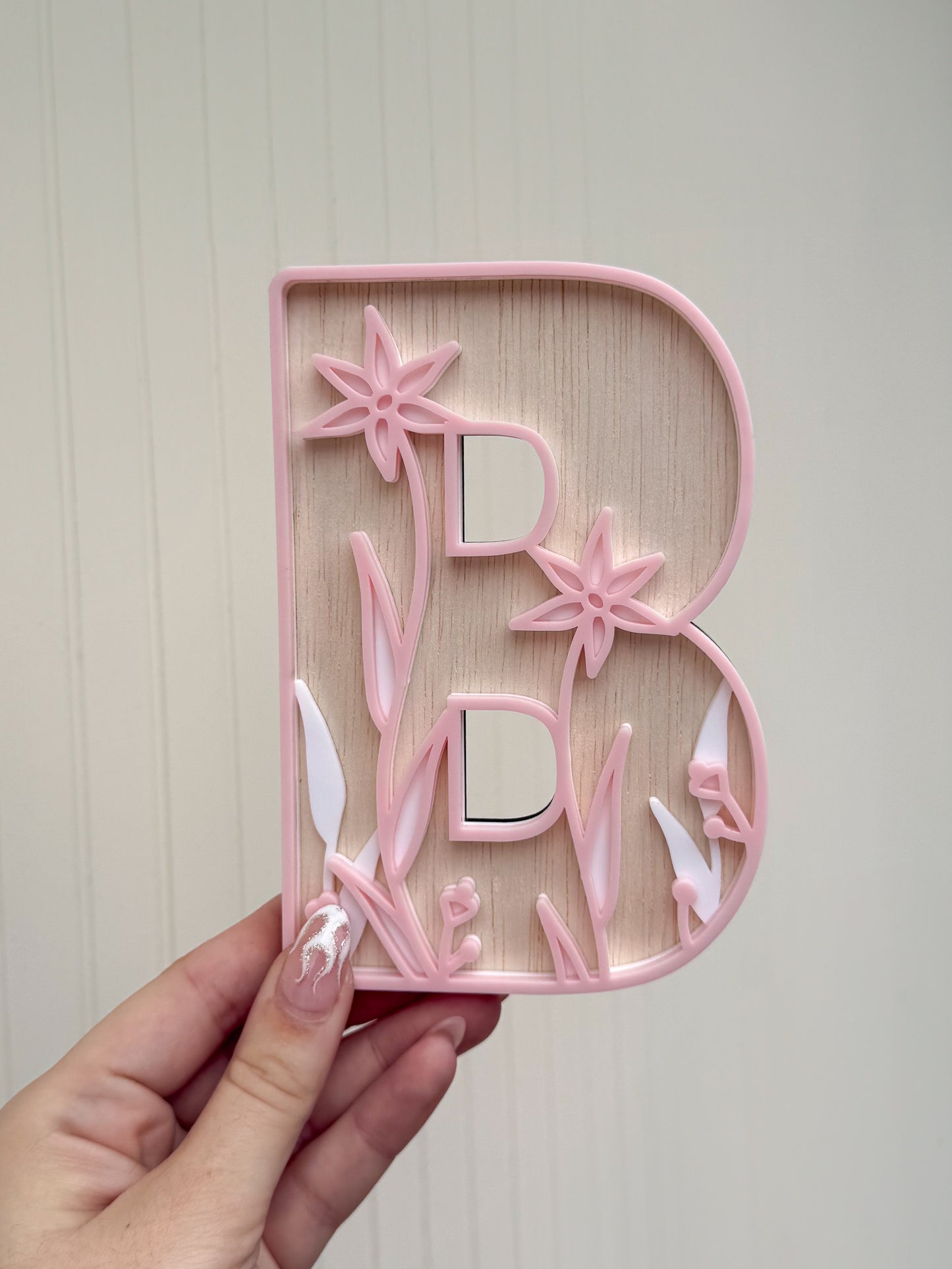 Floral Triple Layered Letters