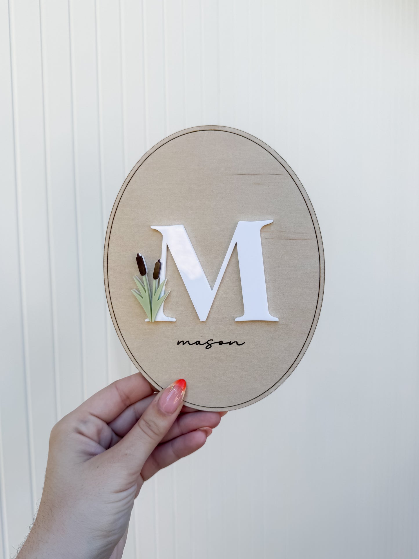 Gilbert’s Timber Frame – Custom Letter & Name