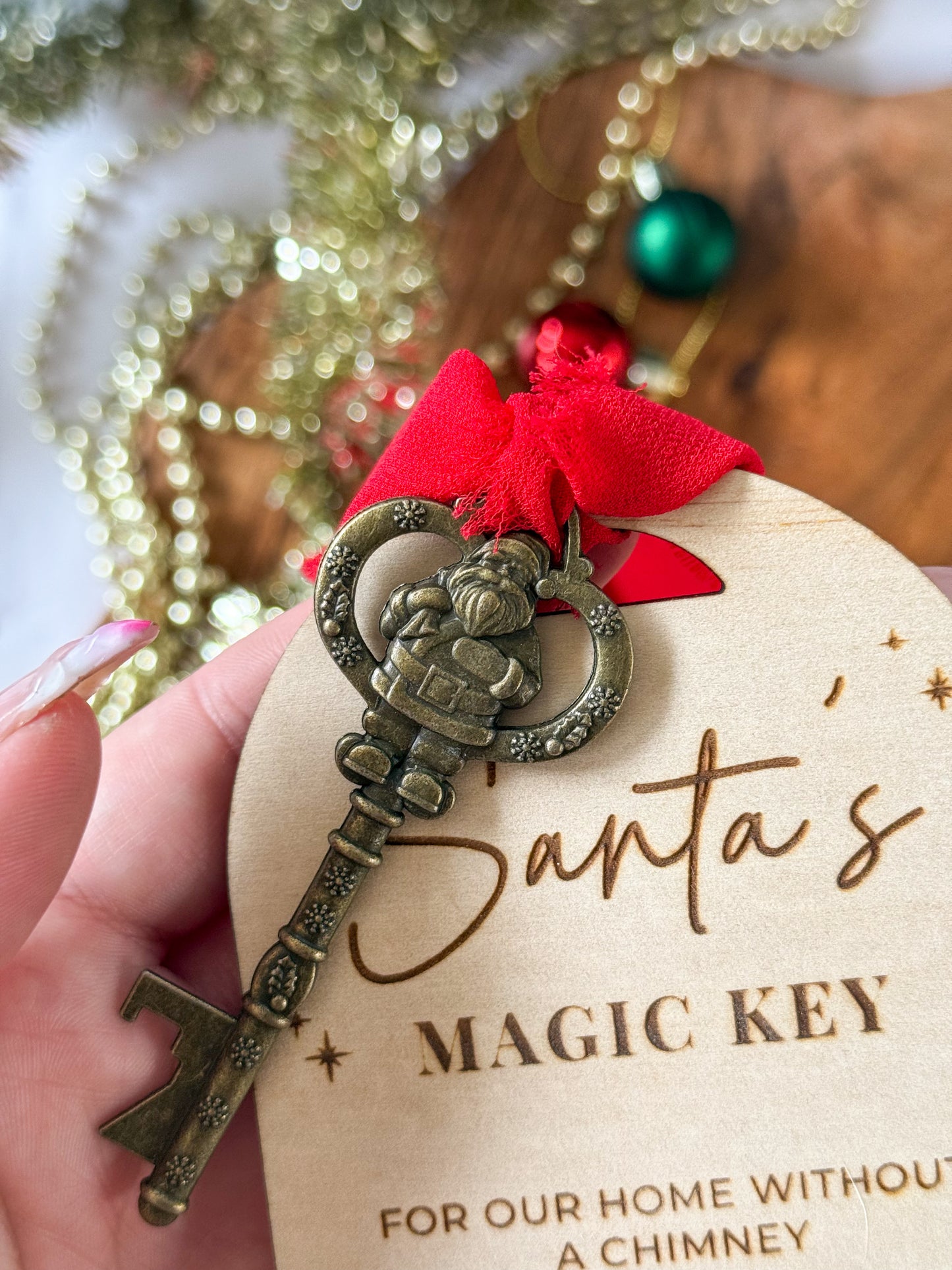 Magical Santa Key & Personalised Tag