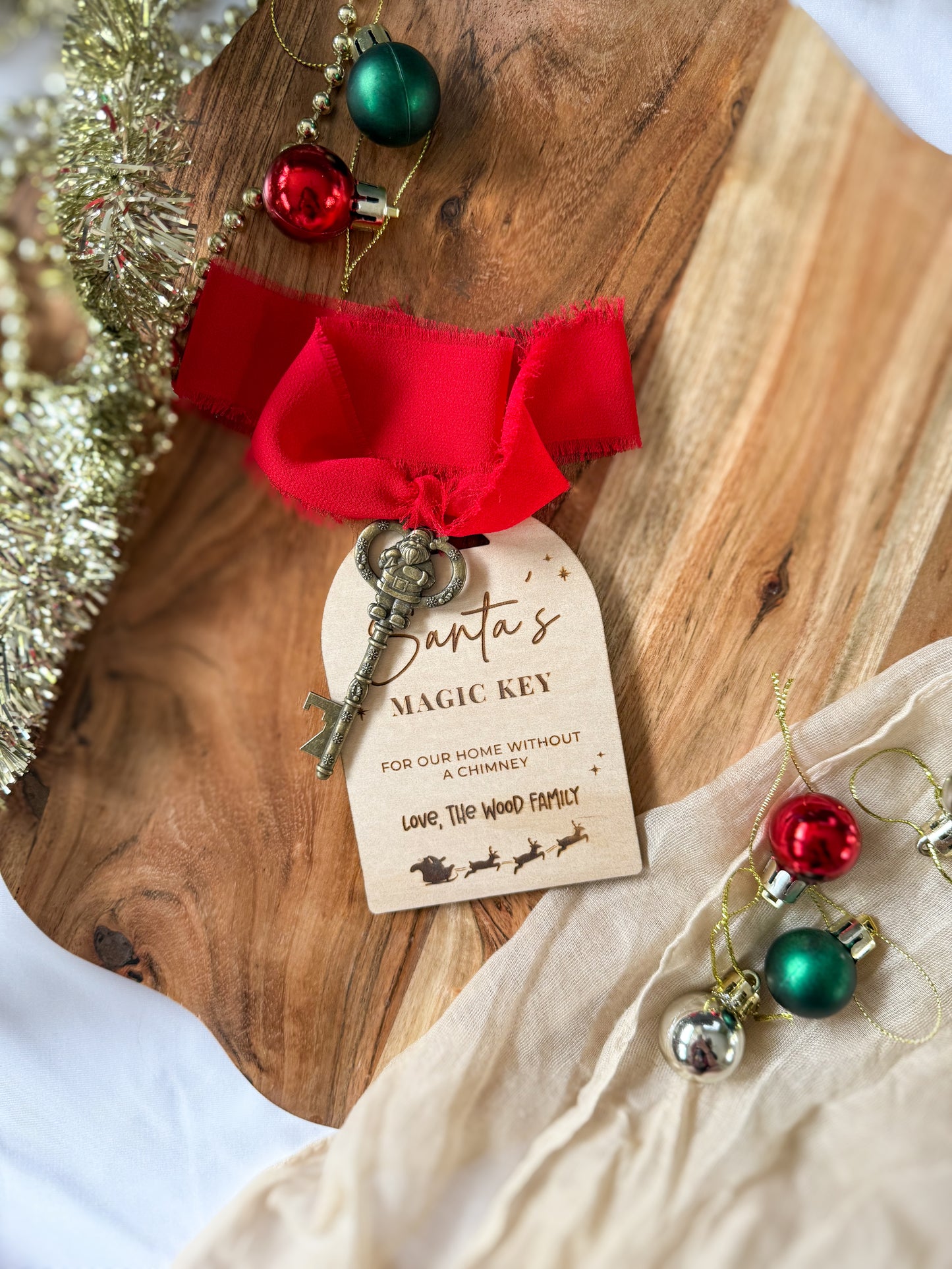Magical Santa Key & Personalised Tag
