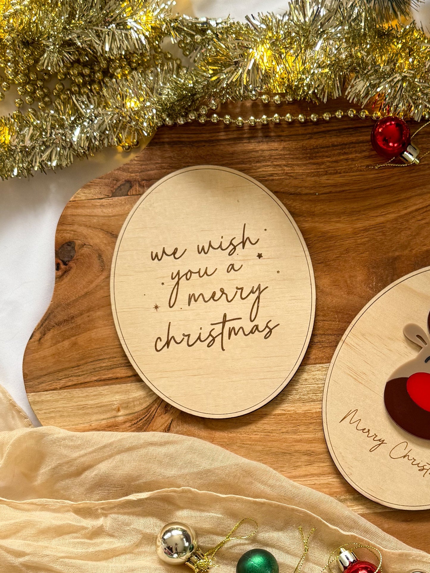 Wish you a Merry Christmas Plaque