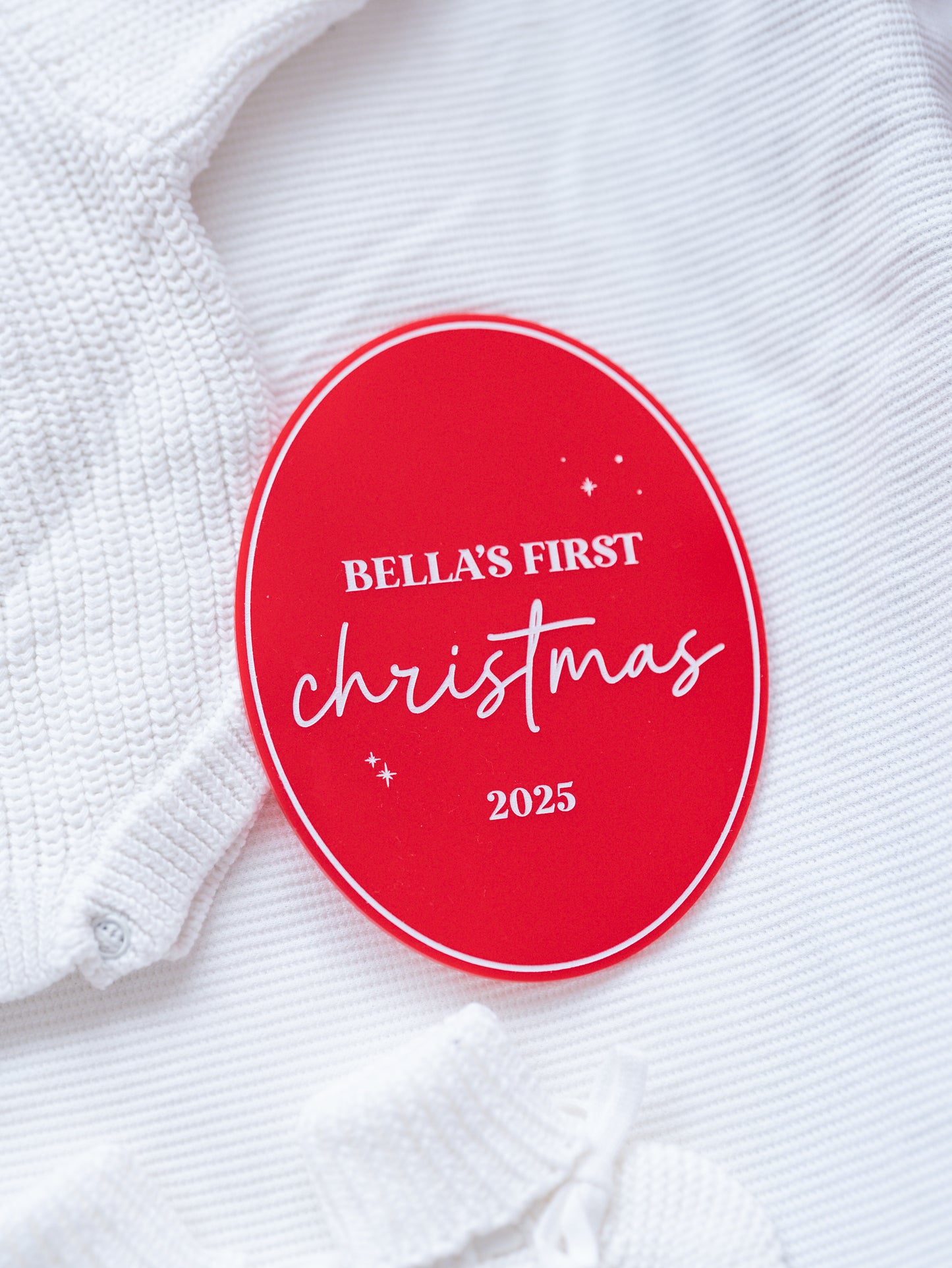 Personalised My First Christmas Plaques