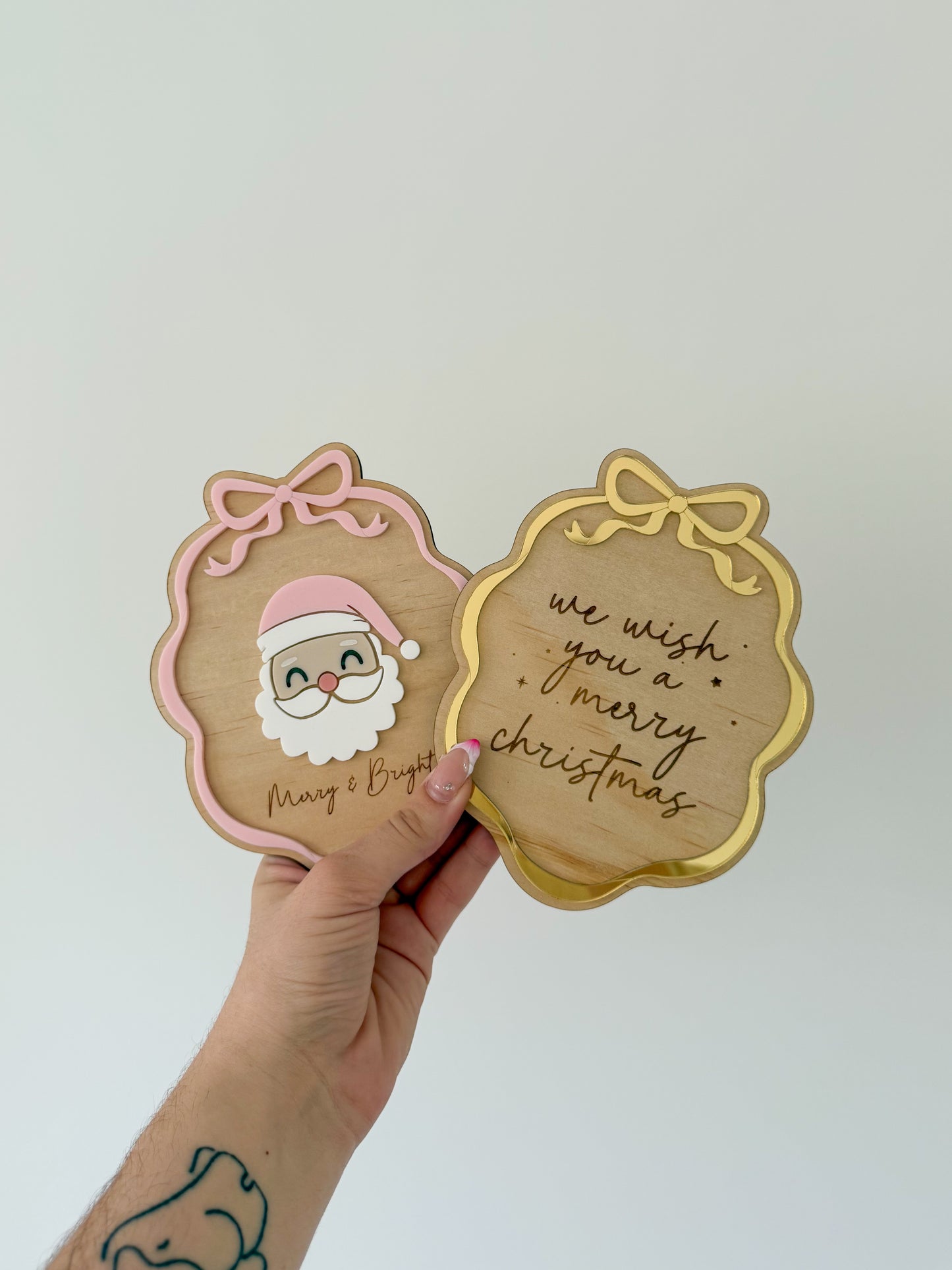 Wish you a Merry Christmas Plaque