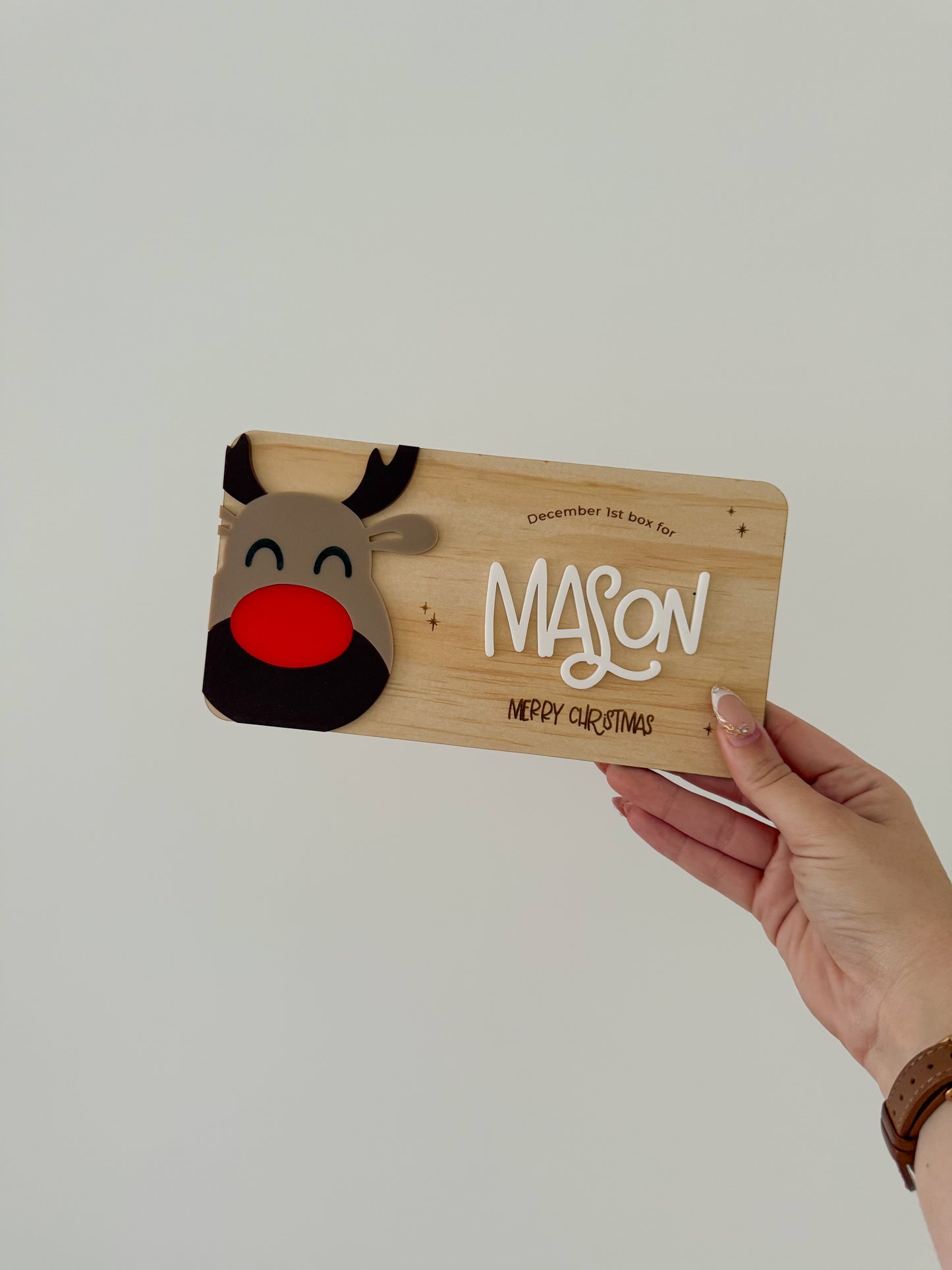 Interchangeable Christmas Crate Decorative Plaque