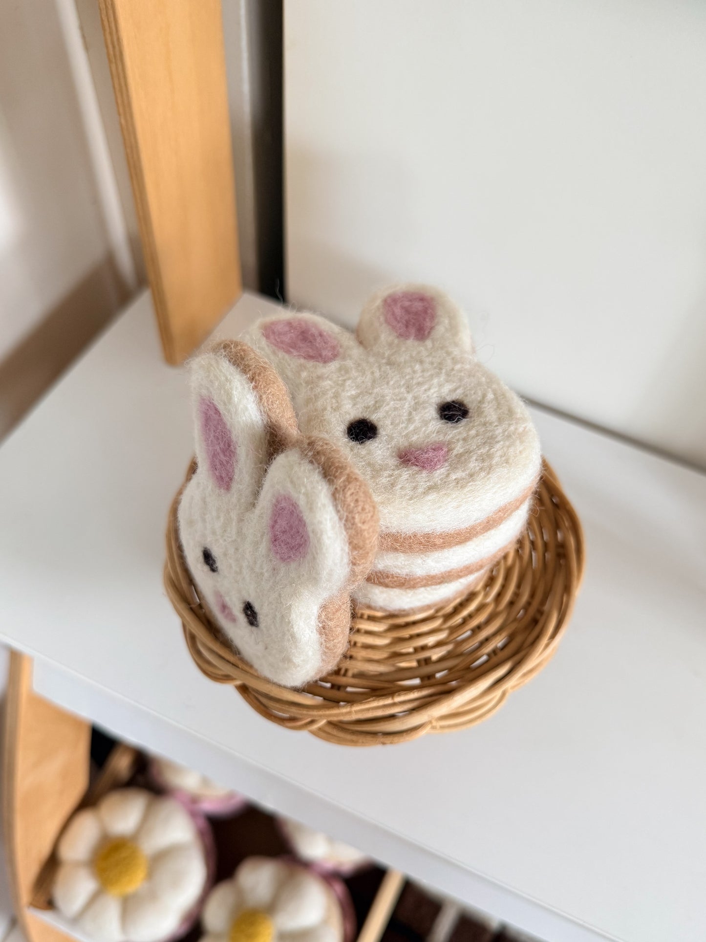 Felt Easter Bunny Cookie