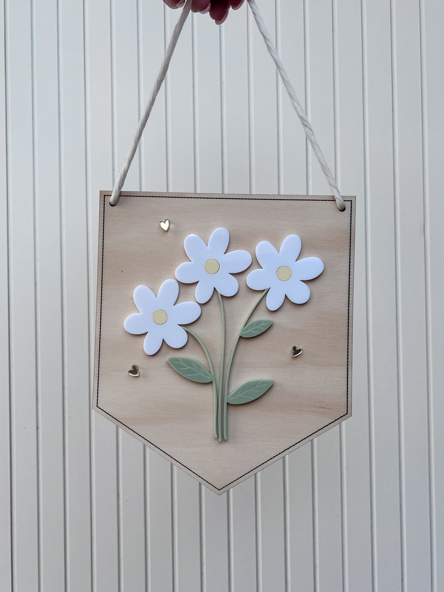 Bloom Baby - Wooden Wall Banner