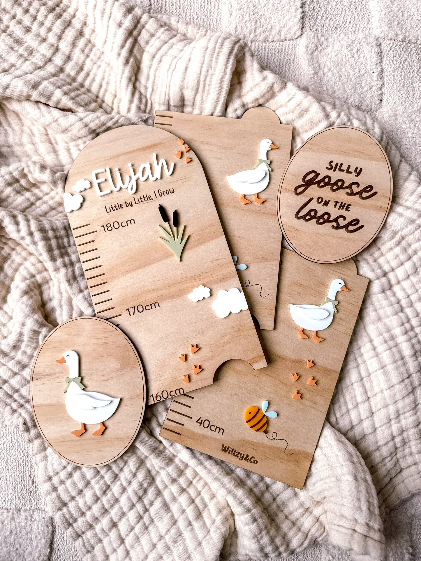 Gilbert Grows – Goose & Bees Height Chart