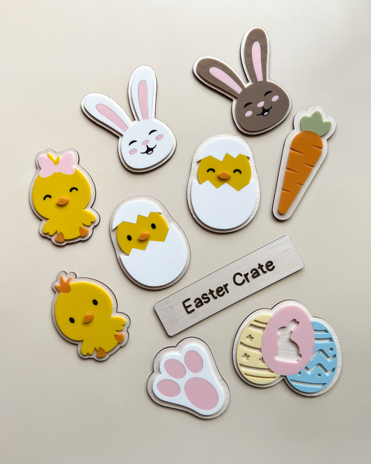 Easter Icon + Plaque Bundle - Interchangeable Easter Crate