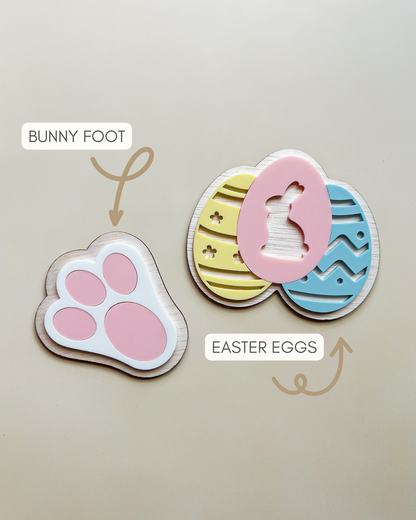Easter Icon + Plaque Bundle - Interchangeable Easter Crate