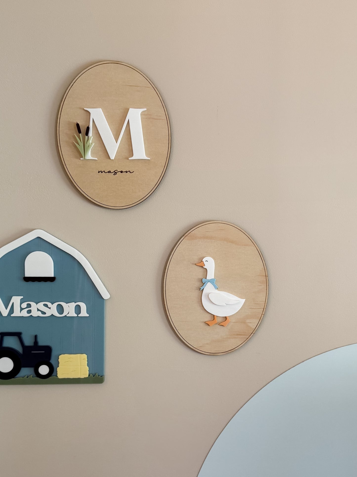 Gilbert’s Timber Frame – Custom Letter & Name
