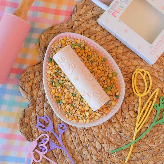 Eco Textured Roller | Easter Bunny Cups