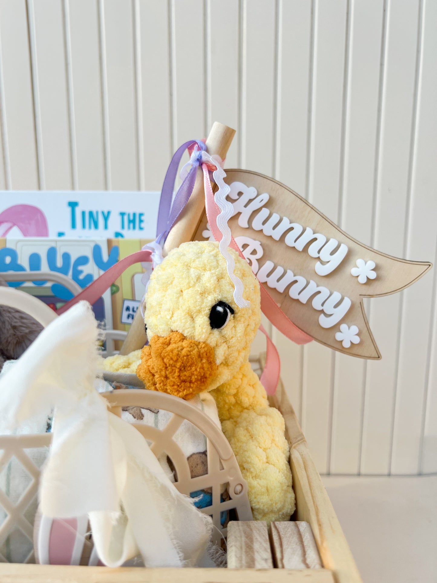 Hunny Bunny Wooden Flag