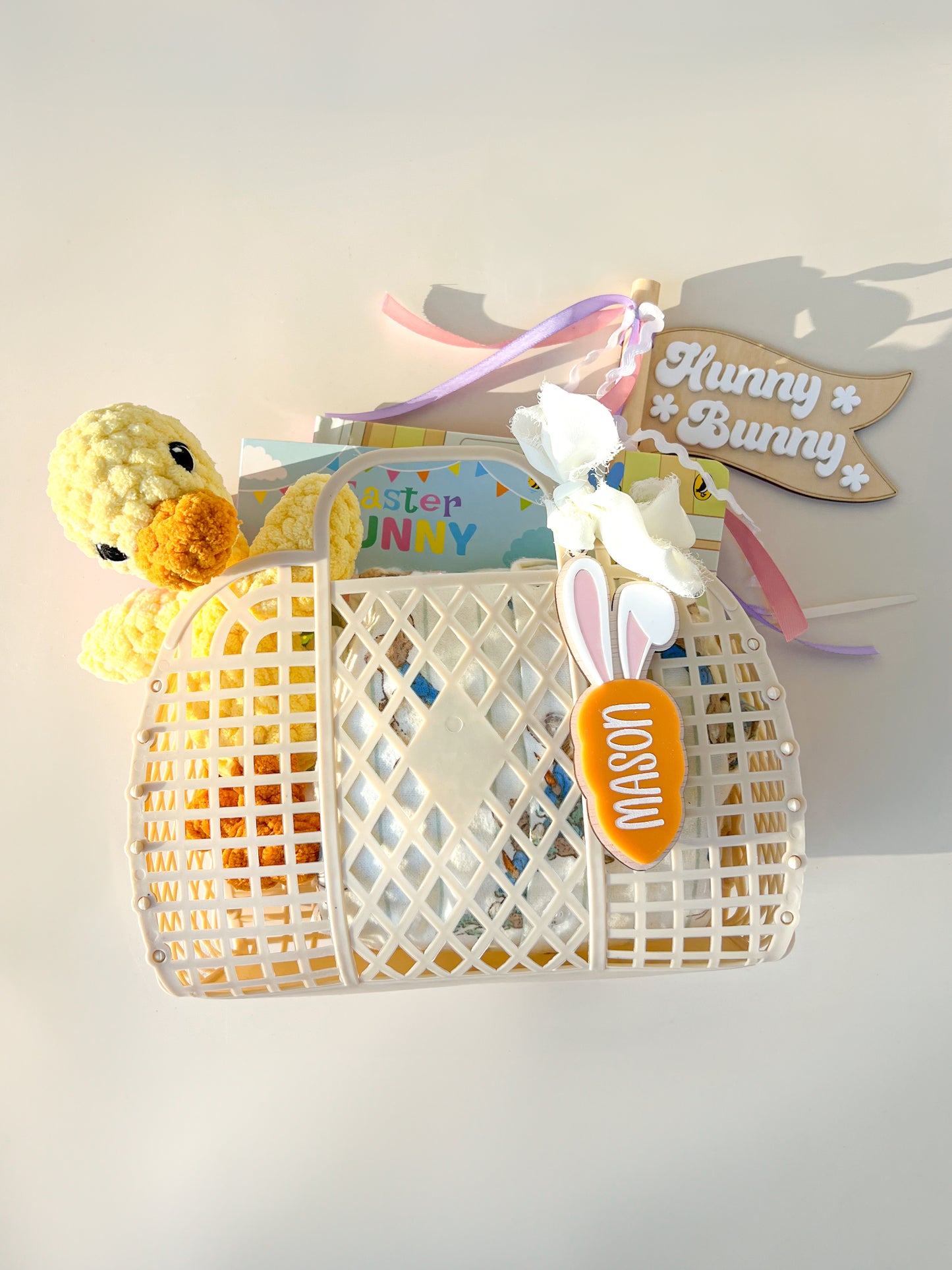 Hunny Bunny Wooden Flag