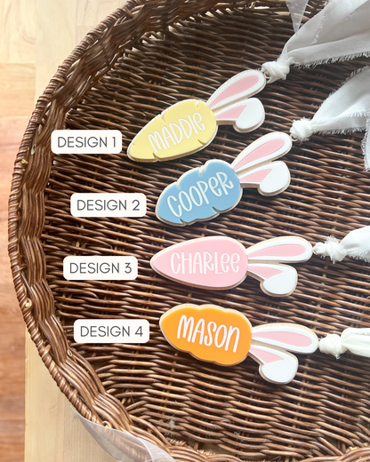 Personalised Easter Carrot Tags