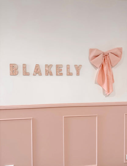 Floral Triple Layered Letters