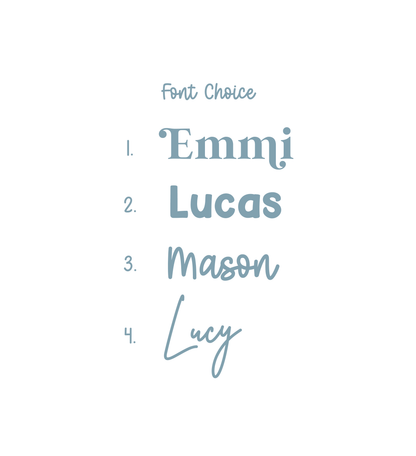 Triple Layer Name Wall Plaque
