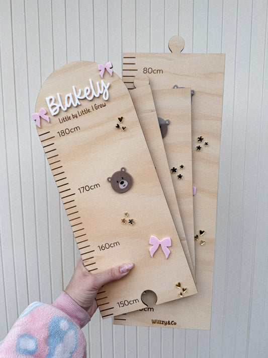 Beary Sweet – Bear & Bow Height Chart