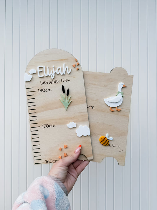 Gilbert Grows – Goose & Bees Height Chart