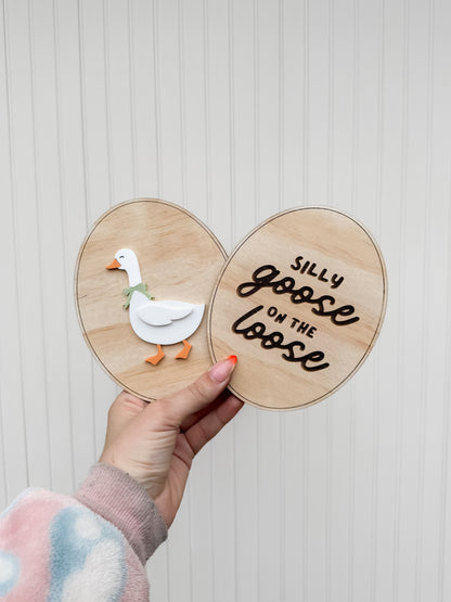Hello, I’m Gilbert – Goose Plaque