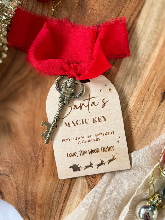 Magical Santa Key & Personalised Tag