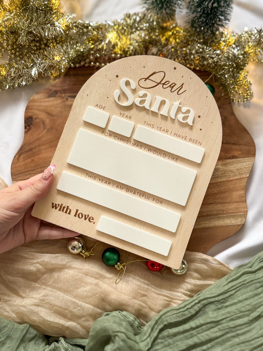 Reusable Letter to Santa Board