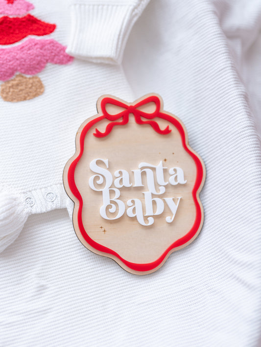 Santa Baby Plaque