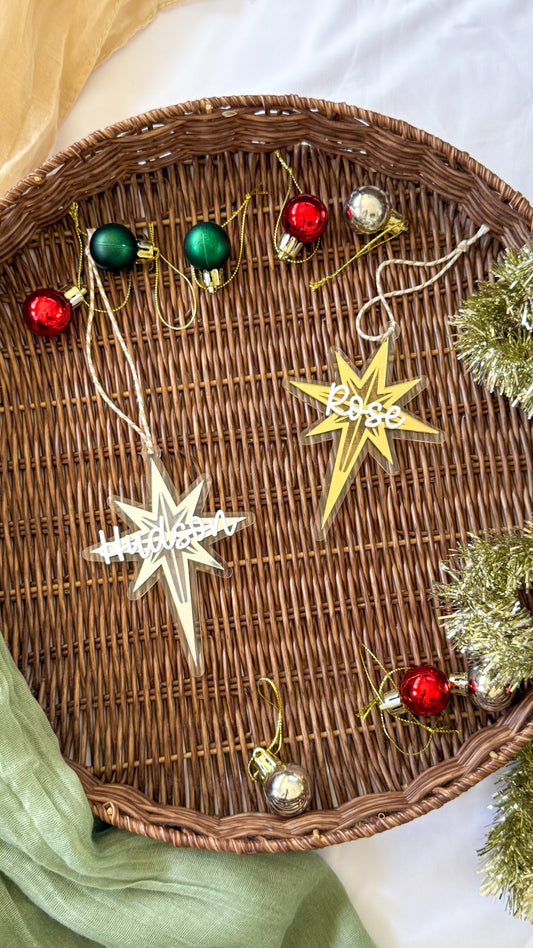 Personalised Northern Star Ornament