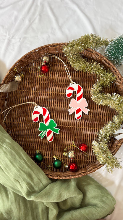 Personalised Candy Cane Ornament