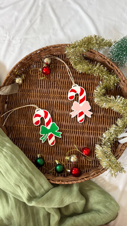 Personalised Candy Cane Ornament