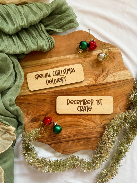 Christmas Crate Plaques