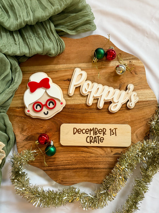 Personalised Christmas Crate Bundle