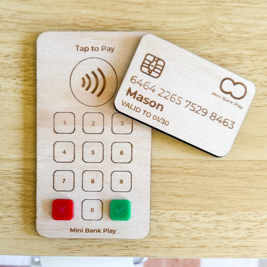 Play EFTPOS Machine with Personalised Bank Card