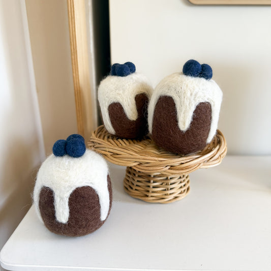 Felt Blueberry Drizzle Cake