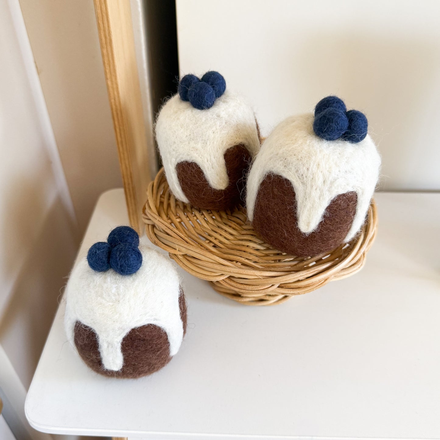 Felt Blueberry Drizzle Cake