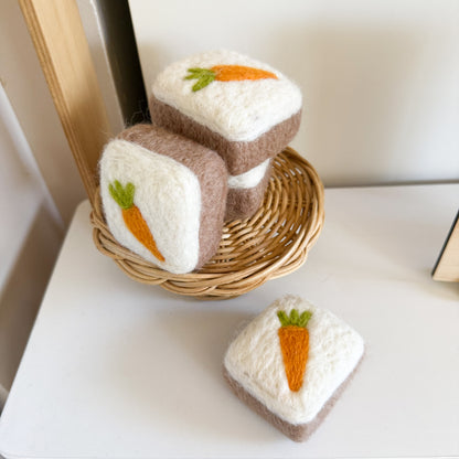 Felt Carrot Cake
