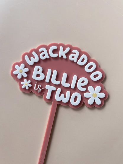 Wackadoo Bluey Themed Cake Topper