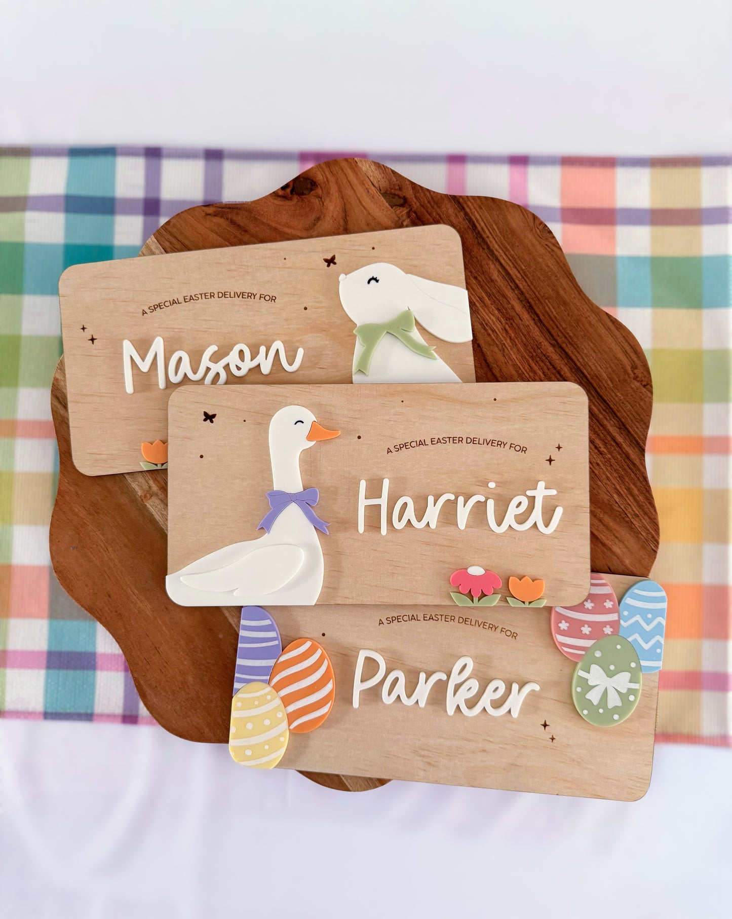 Interchangeable Easter Crate Decorative Plaque