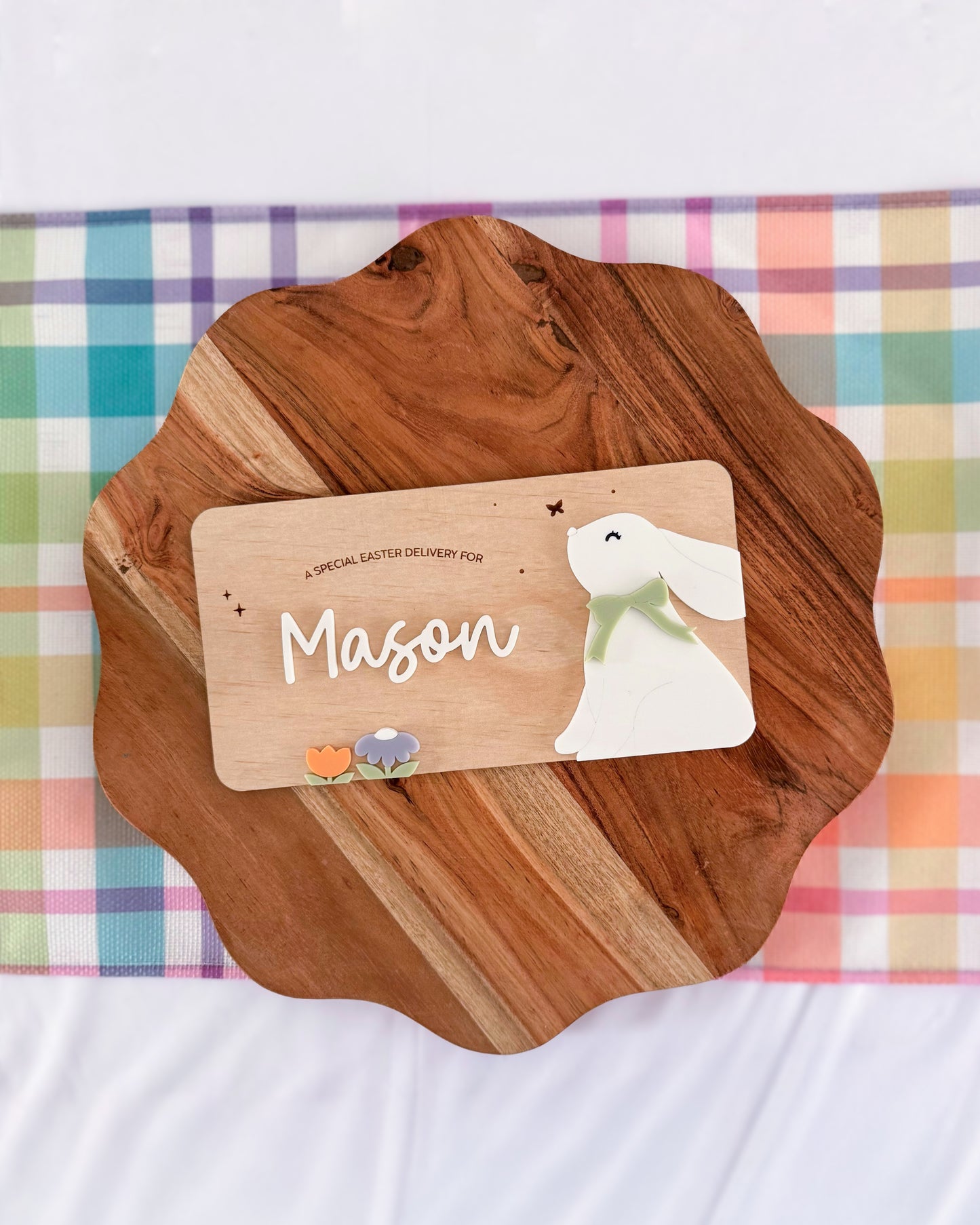 Interchangeable Easter Crate Decorative Plaque