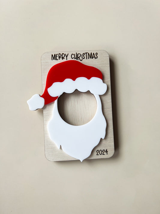 Santa Christmas Fridge Photo Magnets