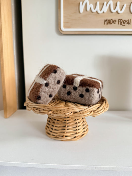 Felt Hot Cross Buns - 2 Pack