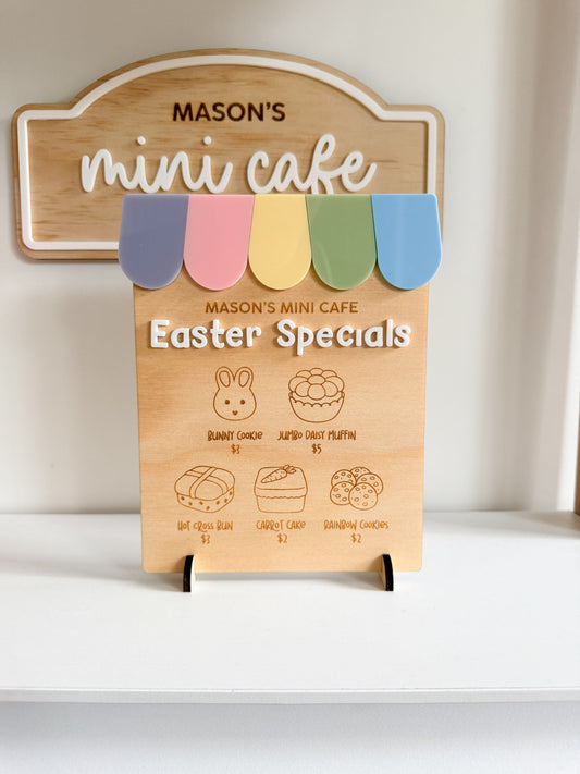 Easter Specials Menu *Limited Edition*