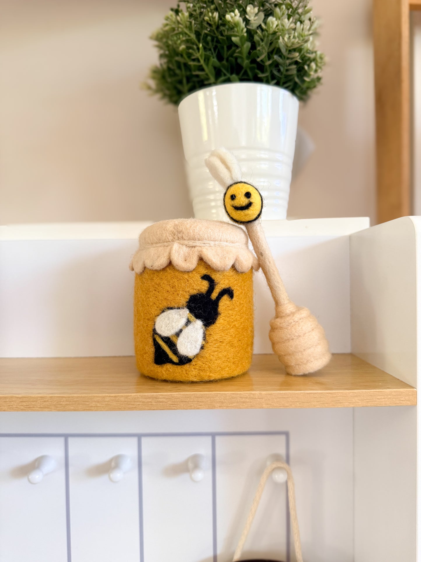 Felt Honey Pot & Dipper