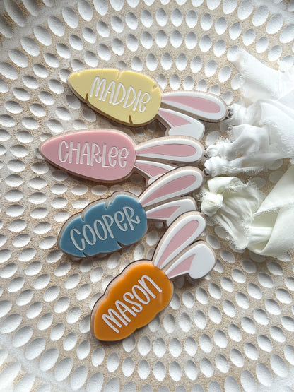 Personalised Easter Carrot Tags