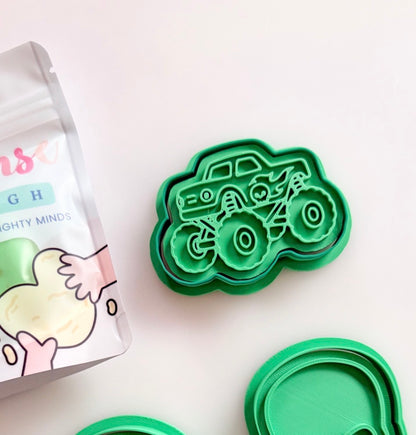 Monster Truck Trio Playdough Cutter Set