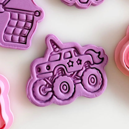 Unicorn Uproar Monster Truck Cutter