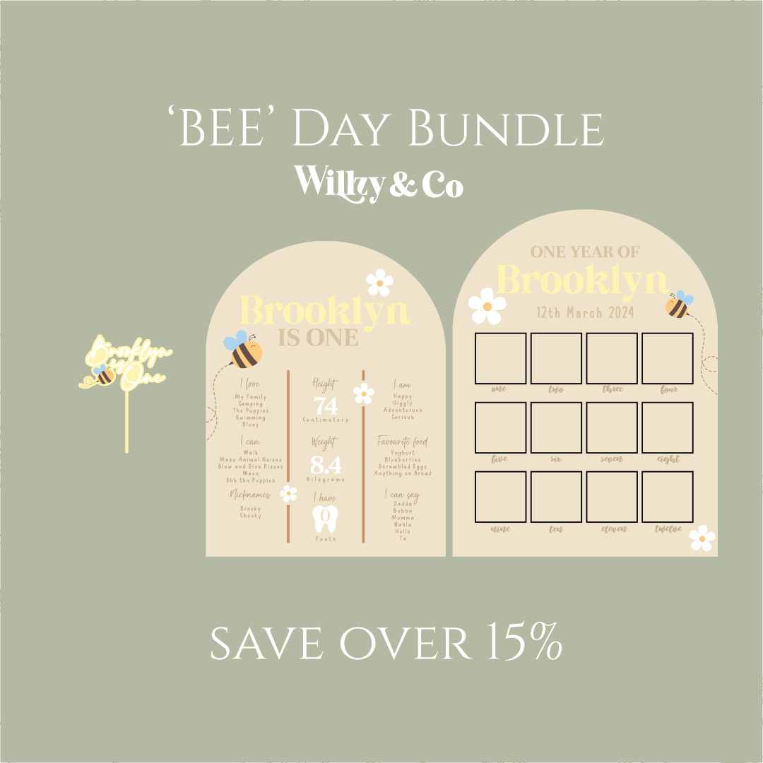 "BEE" Day Birthday Bundle