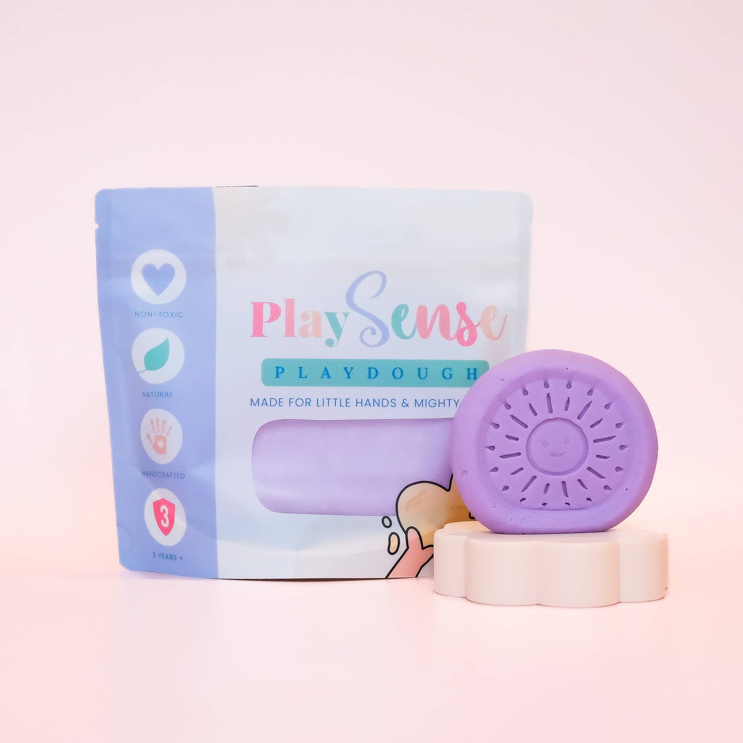 Play Sense Dough | Pastel Purple | Bubblegum Scented
