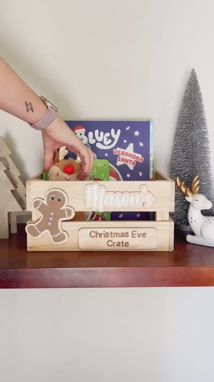 Interchangeable Christmas Crate | Custom made | Christmas | Wooden crate | Acrylic